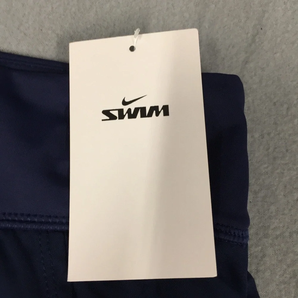 Nike Swim Womens Solid‎ Swim Skort skirt Midnight Navy Large